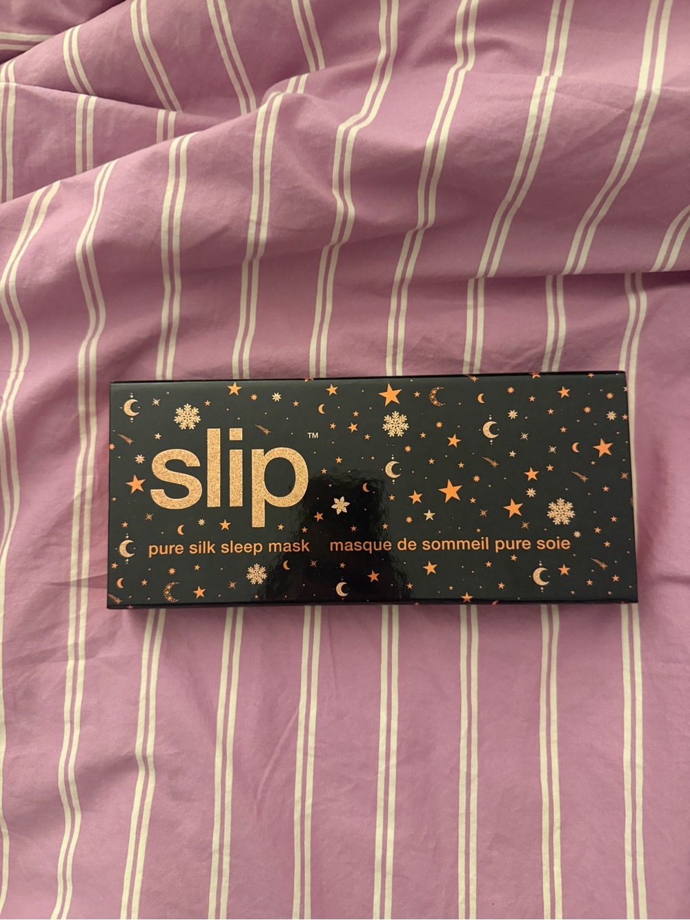 Slip 100% Pure Silk Sleep Mask in Solid Black